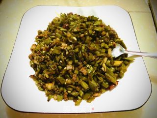 酸豆角炒肉末的做法步骤：11