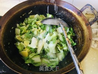 土豆泥熬小白菜的做法步骤：7