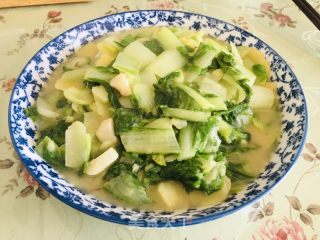 土豆泥熬小白菜的做法步骤：9