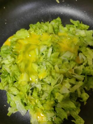 生菜煎蛋饼的做法步骤：5