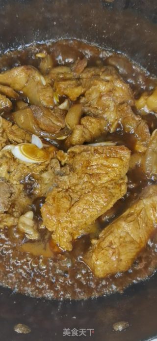 铁锅猪骨头烩酸菜的做法步骤：10