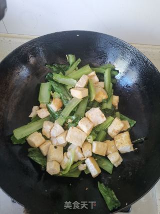 小白菜烧豆腐的做法步骤：6