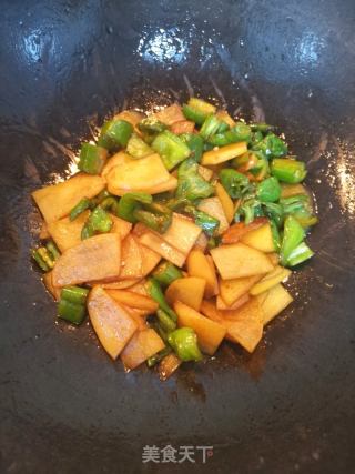 青椒炒土豆片的做法
