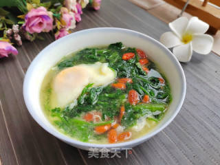 枸杞菠菜鸡蛋汤的做法
