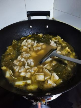 小米辣酸菜嫩兔儿的做法步骤：16