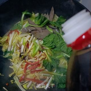 白菜炒羊肝的做法步骤：9