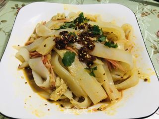 家庭版拌凉皮的做法
