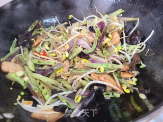 梅豆肉片卤面的做法步骤：8