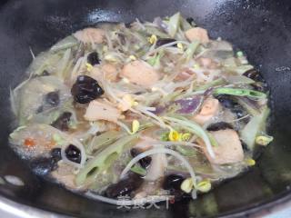 梅豆肉片卤面的做法步骤：9