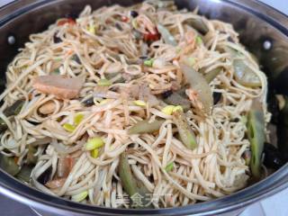 梅豆肉片卤面的做法步骤：11
