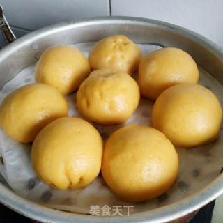 南瓜红豆包的做法步骤：17