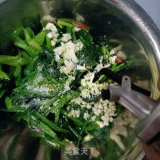 菠菜拌鲜贝的做法步骤：13