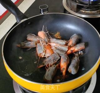虾仁儿炒花菜的做法步骤：5