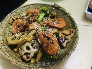 干锅什锦的做法步骤：12