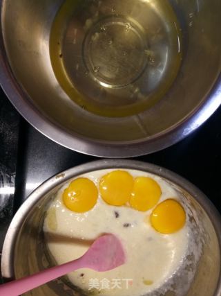 葡萄干奶油芝士蛋糕的做法步骤：3