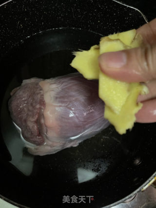 凉拌猪心的做法步骤：3