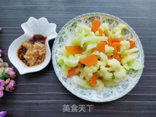 白灼花菜的做法