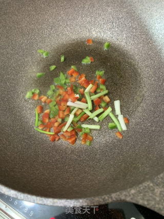 南瓜土豆肉末蓋飯的做法步骤：5