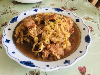 大肉炒酸菜的做法步骤：12