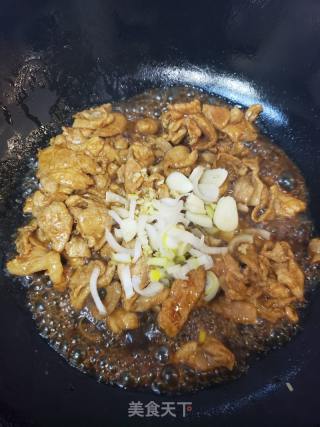 老陕席面菜～莲菜炒肉的做法步骤：4