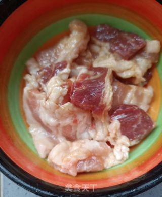 苏子叶包煎肉的做法步骤：6