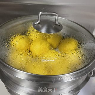 南瓜豆沙包的做法步骤：10