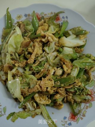 鸡蛋炒白菜的做法步骤：5