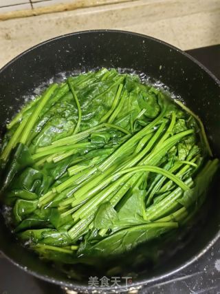 清水菠菜的做法步骤：4