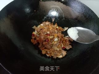 小炒鸡杂的做法步骤：10