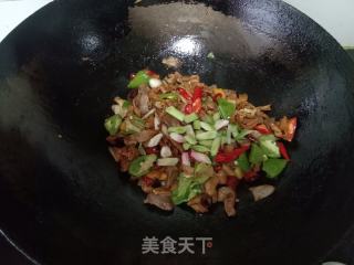 小炒鸡杂的做法步骤：12