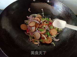 葱爆素鸡的做法步骤：8