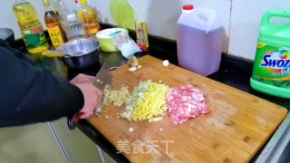 羊肉胡萝卜蒸饺的做法步骤：3