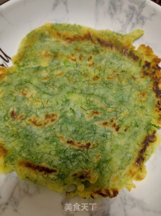 霍香煎饼的做法步骤：7