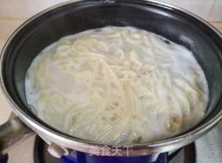 香葱肉沫捞面条的做法步骤：10