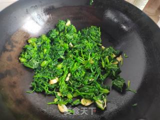 蒜香菠菜的做法步骤：5