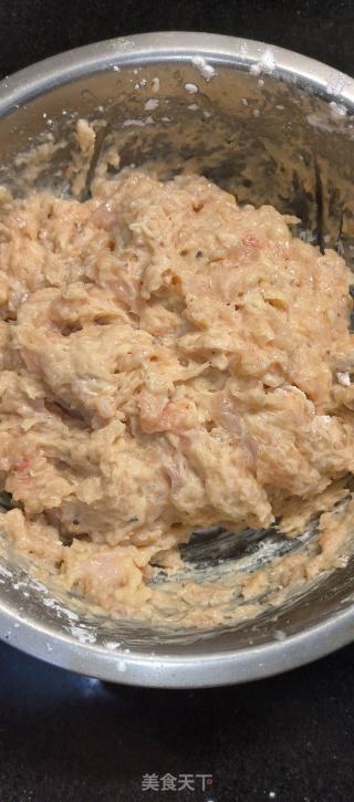香煎鸡肉饼的做法步骤：6