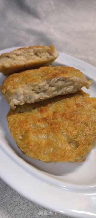 香煎鸡肉饼的做法步骤：12