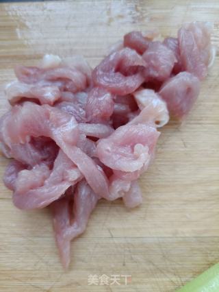 精肉拌西芹的做法步骤：3