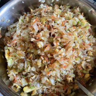白菜鸡蛋蒸饺的做法步骤：8