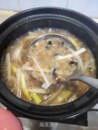 豆豉葱白龙骨粥的做法步骤：8