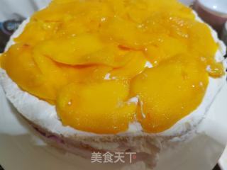 旗袍淡奶油蛋糕的做法步骤：5
