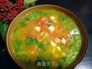 双色萝卜鲜贝汤的做法步骤：16
