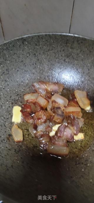 腊肉焖白萝卜的做法步骤：6