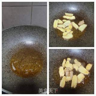 老姜黑芝麻油焖鸭肉的做法步骤：6