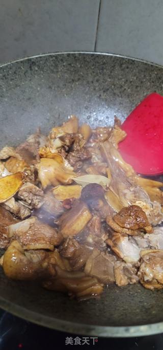 老姜黑芝麻油焖鸭肉的做法步骤：10