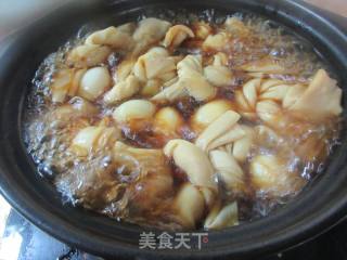 鹌鹑蛋百叶结牛腩煲的做法步骤：11