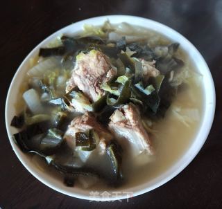 白菜海带炖排骨的做法步骤：7