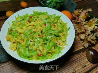 蒜黄炒蛋的做法步骤：10