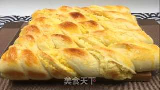 奶香椰蓉面包卷，一次发酵，易出膜超蓬松，浓浓椰香和奶香味。的做法步骤：24