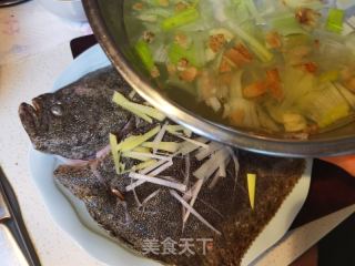 清蒸多宝鱼的做法步骤：12